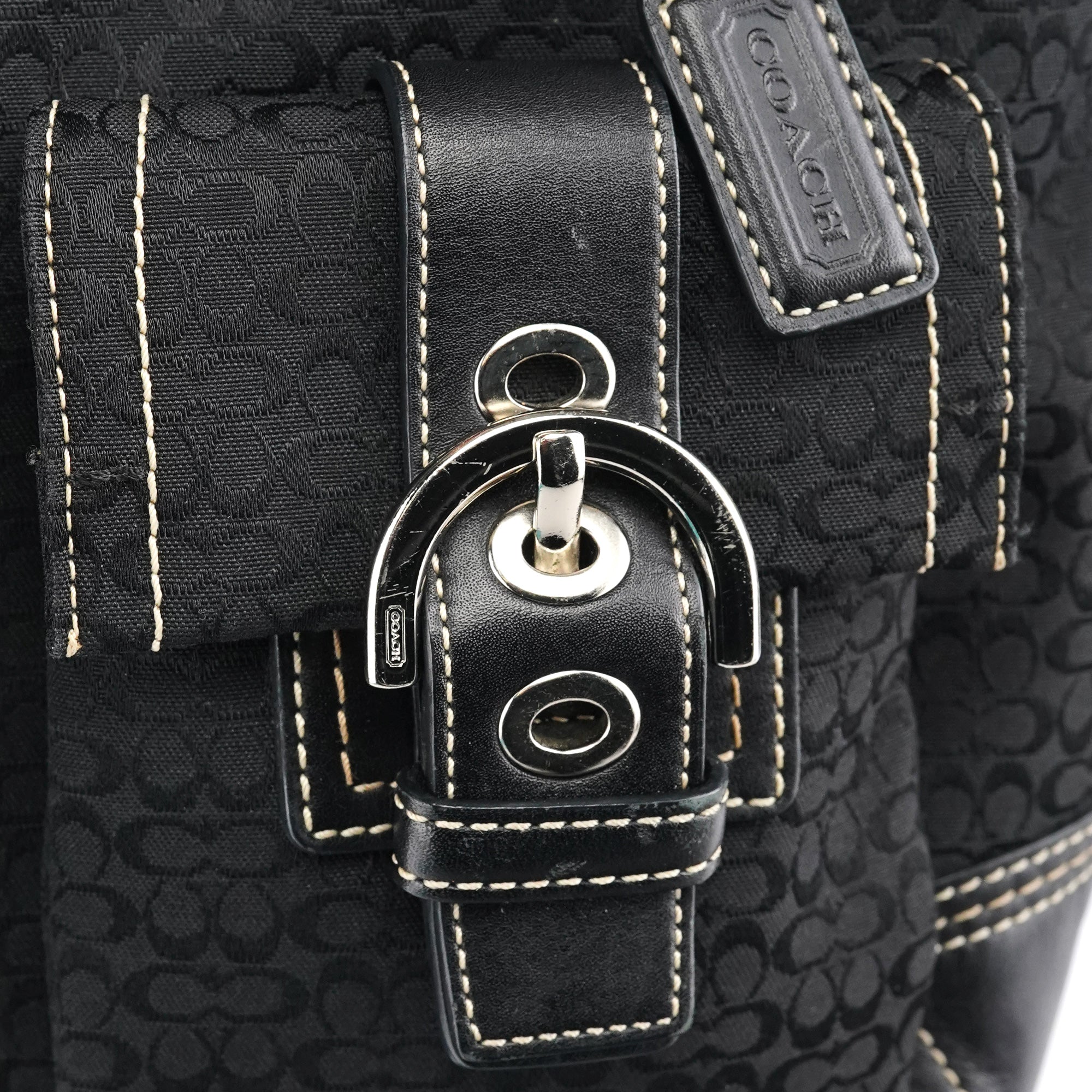 3646 Black Signature Soho Tote Bag