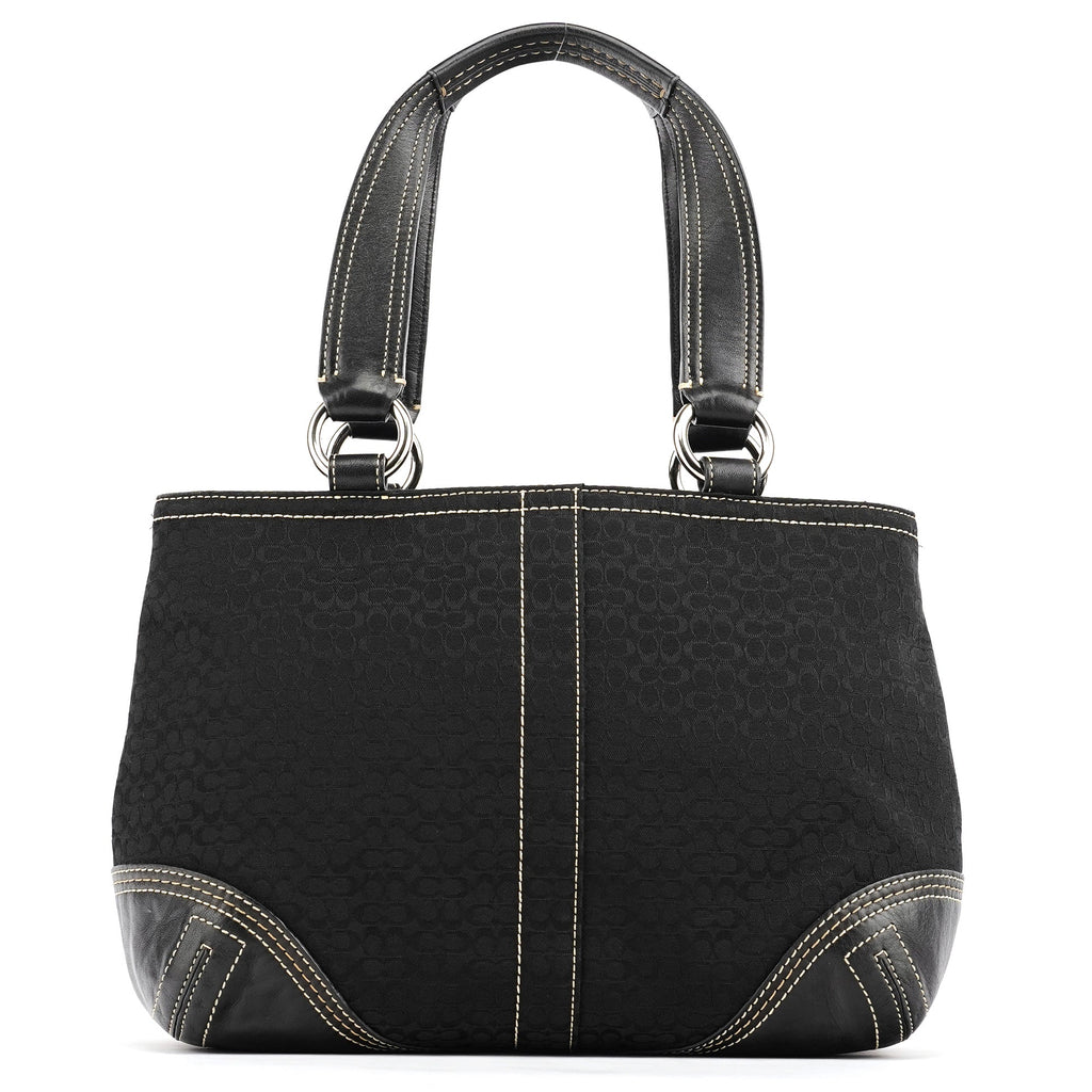 3646 Black Signature Soho Tote Bag