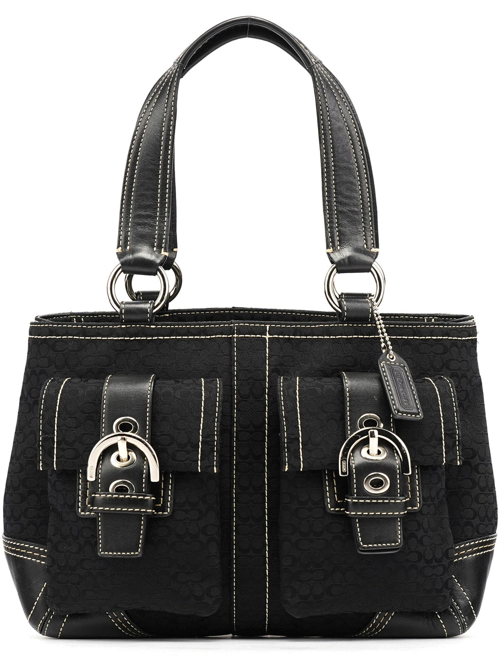 3646 Black Signature Soho Tote Bag