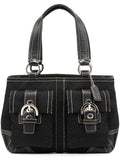 3646 Black Signature Soho Tote Bag