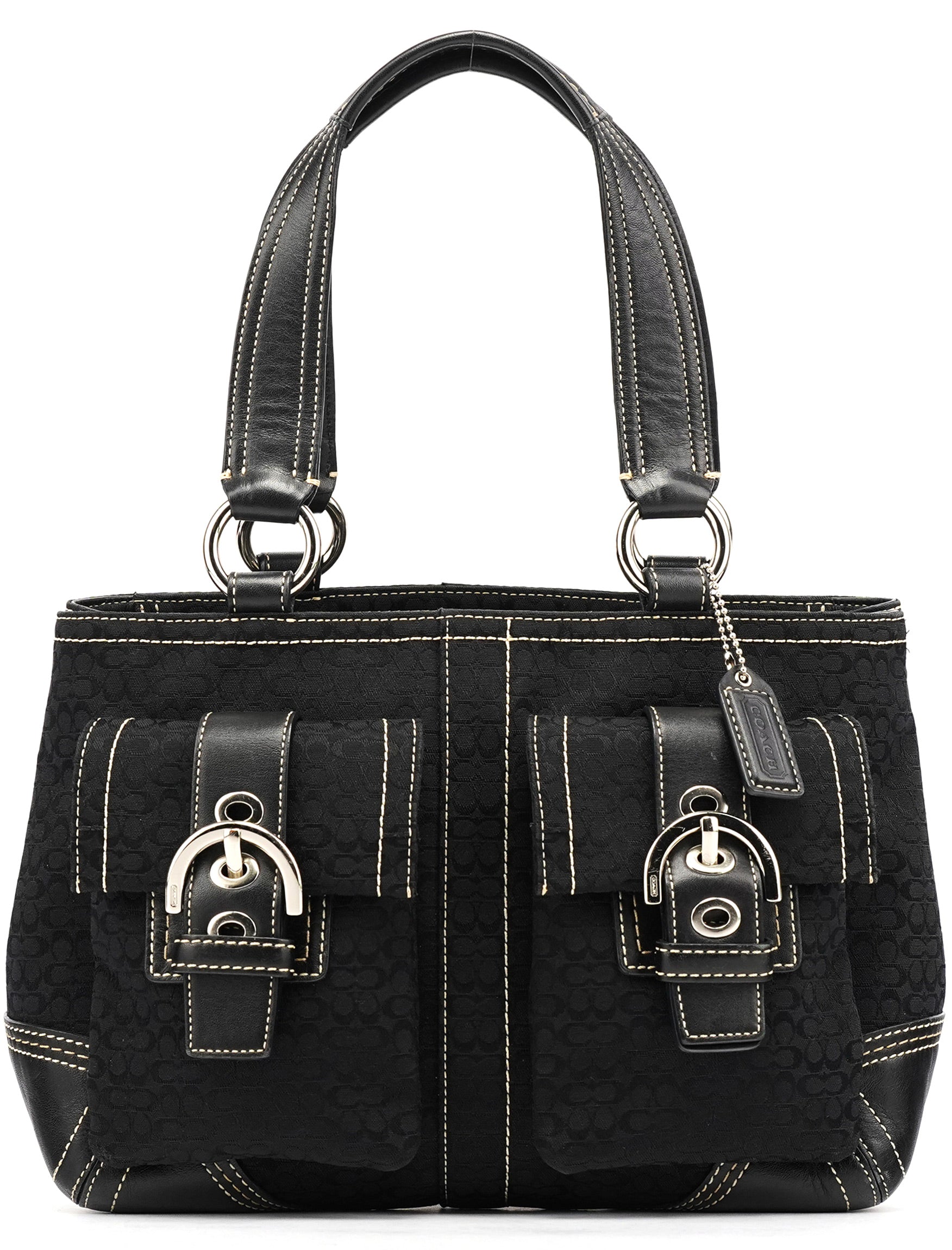 3646 Black Signature Soho Tote Bag