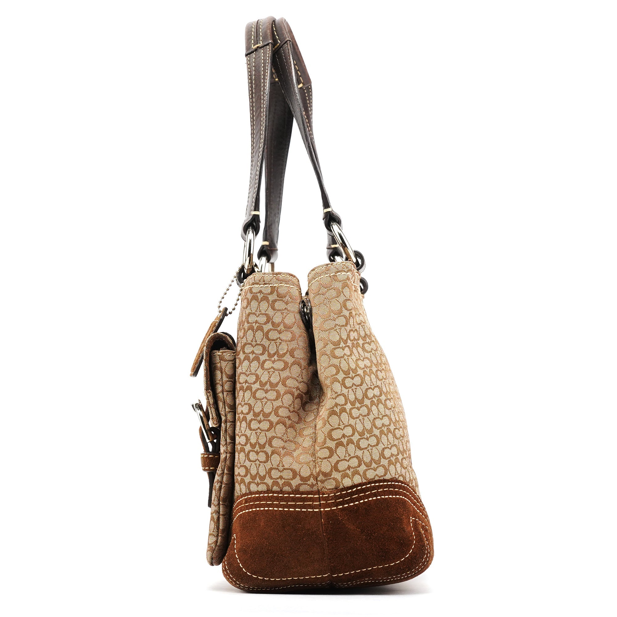 3646 Brown Signature Soho Tote Bag