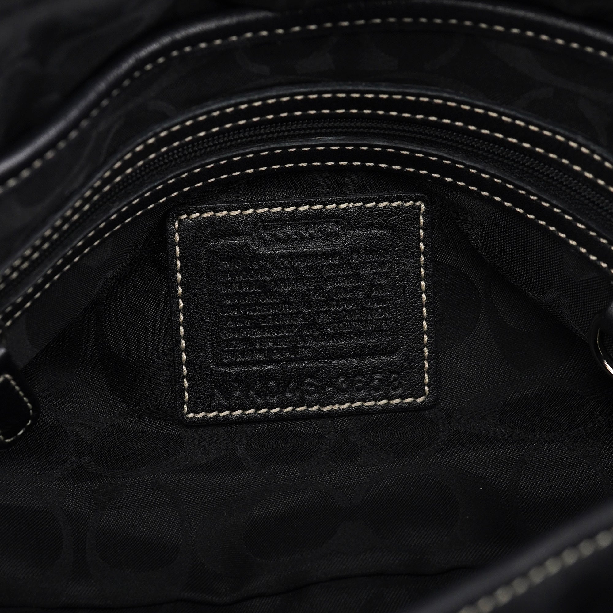 3653 Black Leather Soho Shoulder Bag