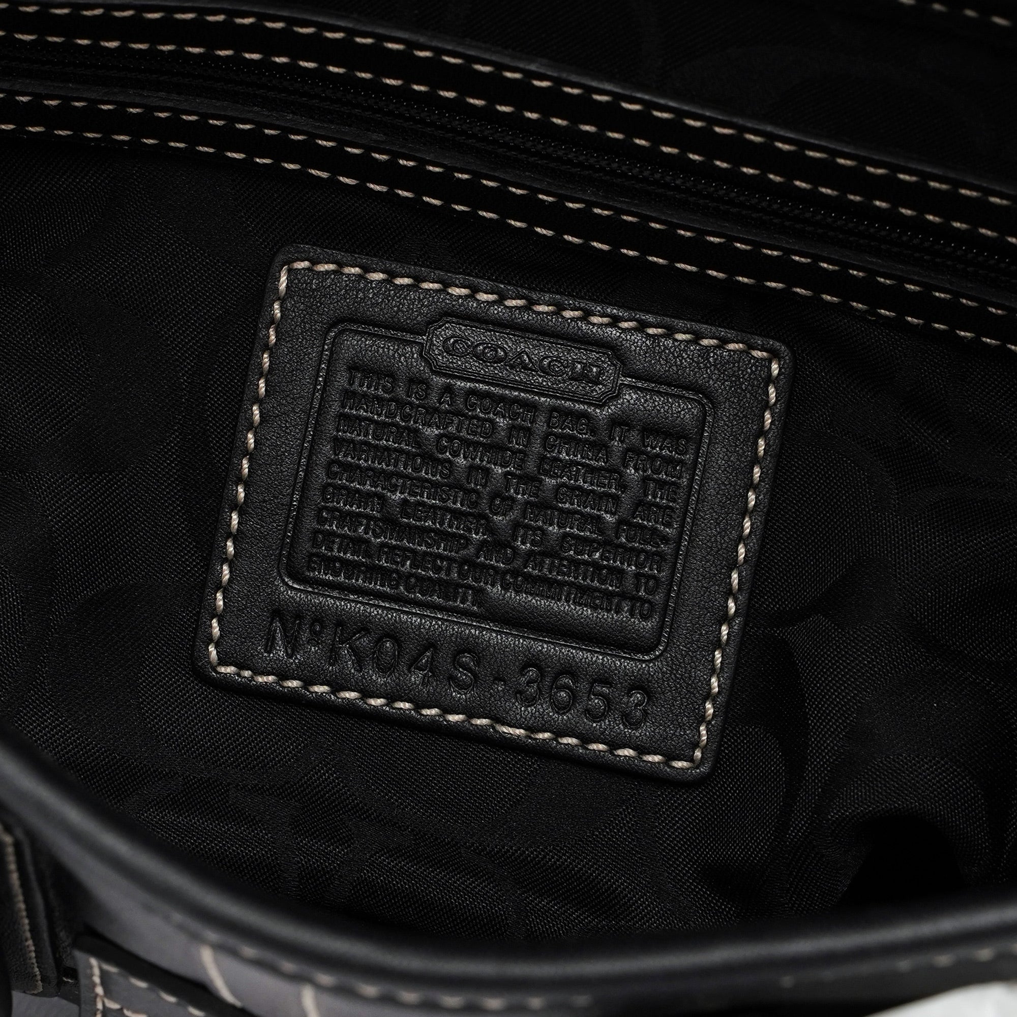 3653 Black Leather Soho Shoulder Bag