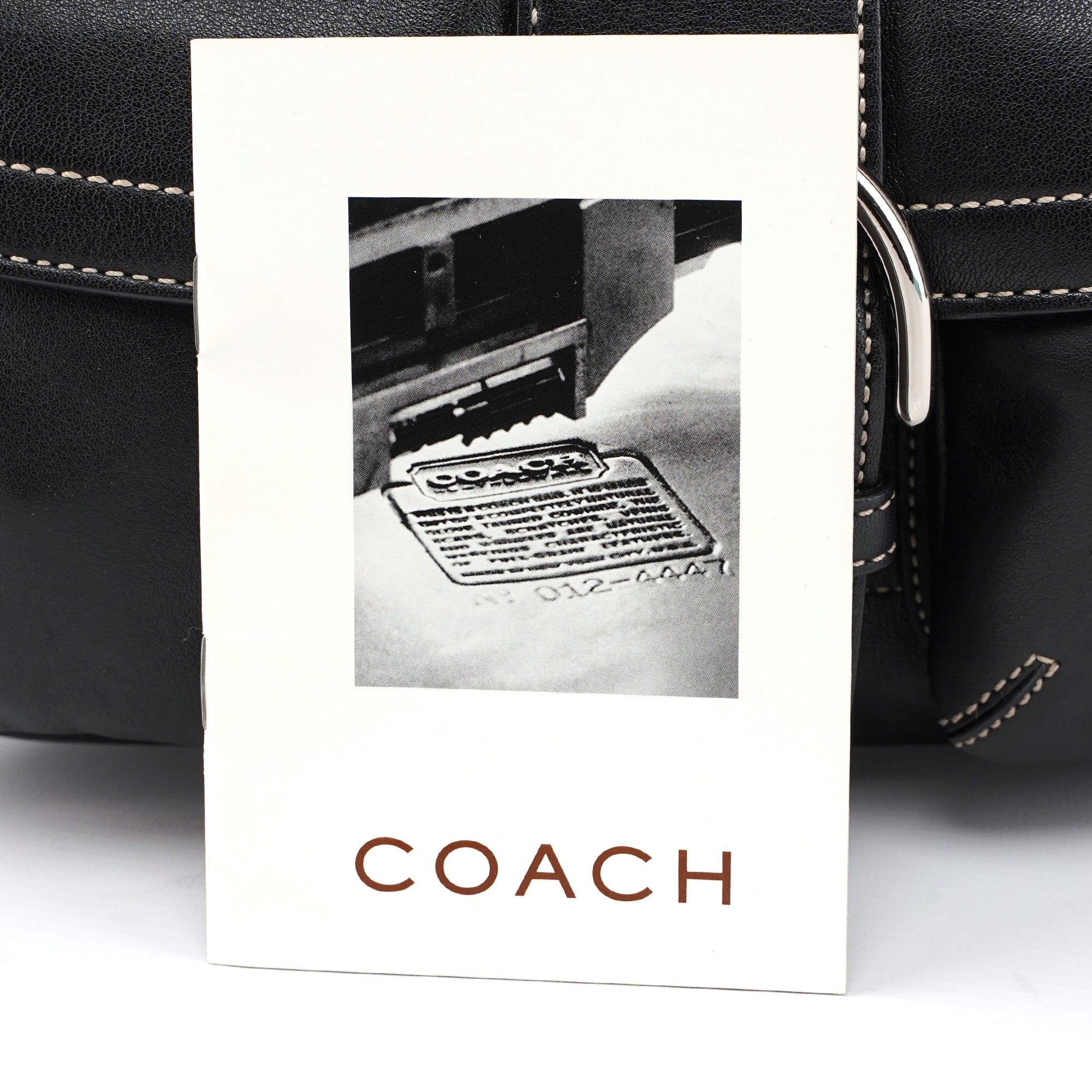 3653 Black Leather Soho Shoulder Bag