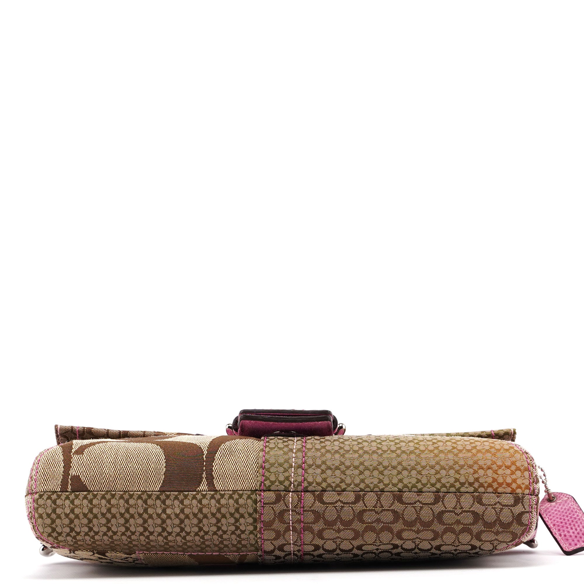 3689 Beige Pink Signature C Soho Shoulder Bag