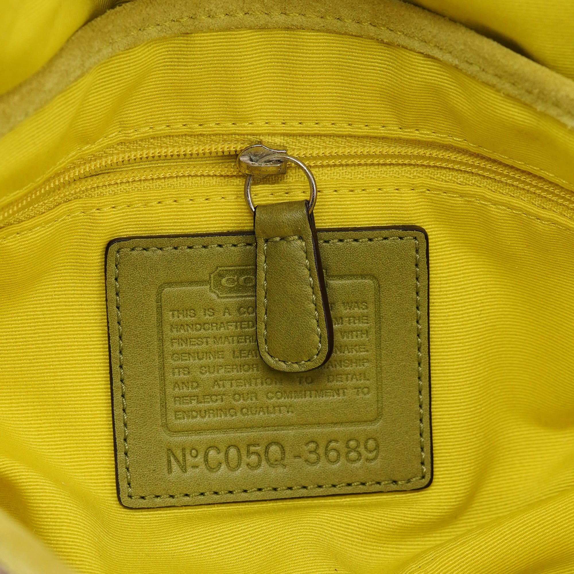 3689 Beige Snakeskin Embossed Soho Bag