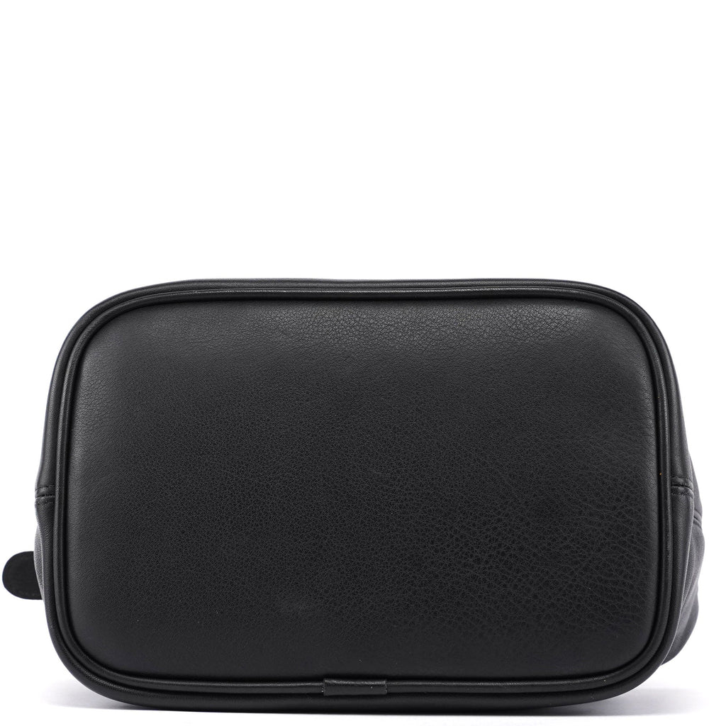 4146 Black Leather Ergo Mini Hobo Bag