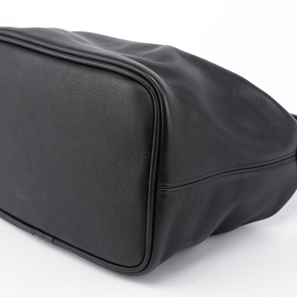 4146 Black Leather Ergo Mini Hobo Bag