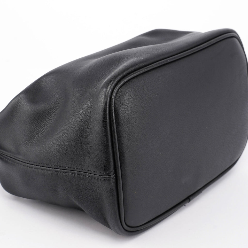 4146 Black Leather Ergo Mini Hobo Bag