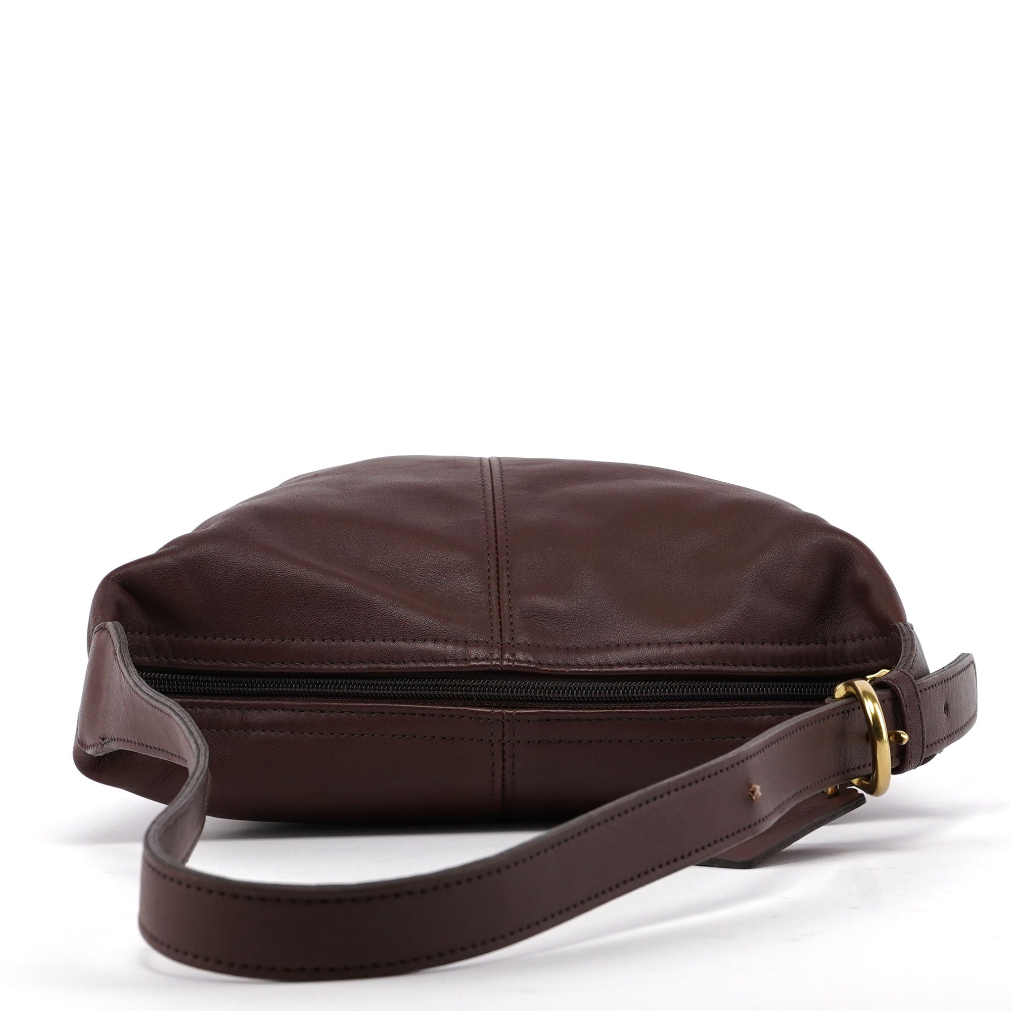 4148 Brown Leather Ergo Shoulder Bag