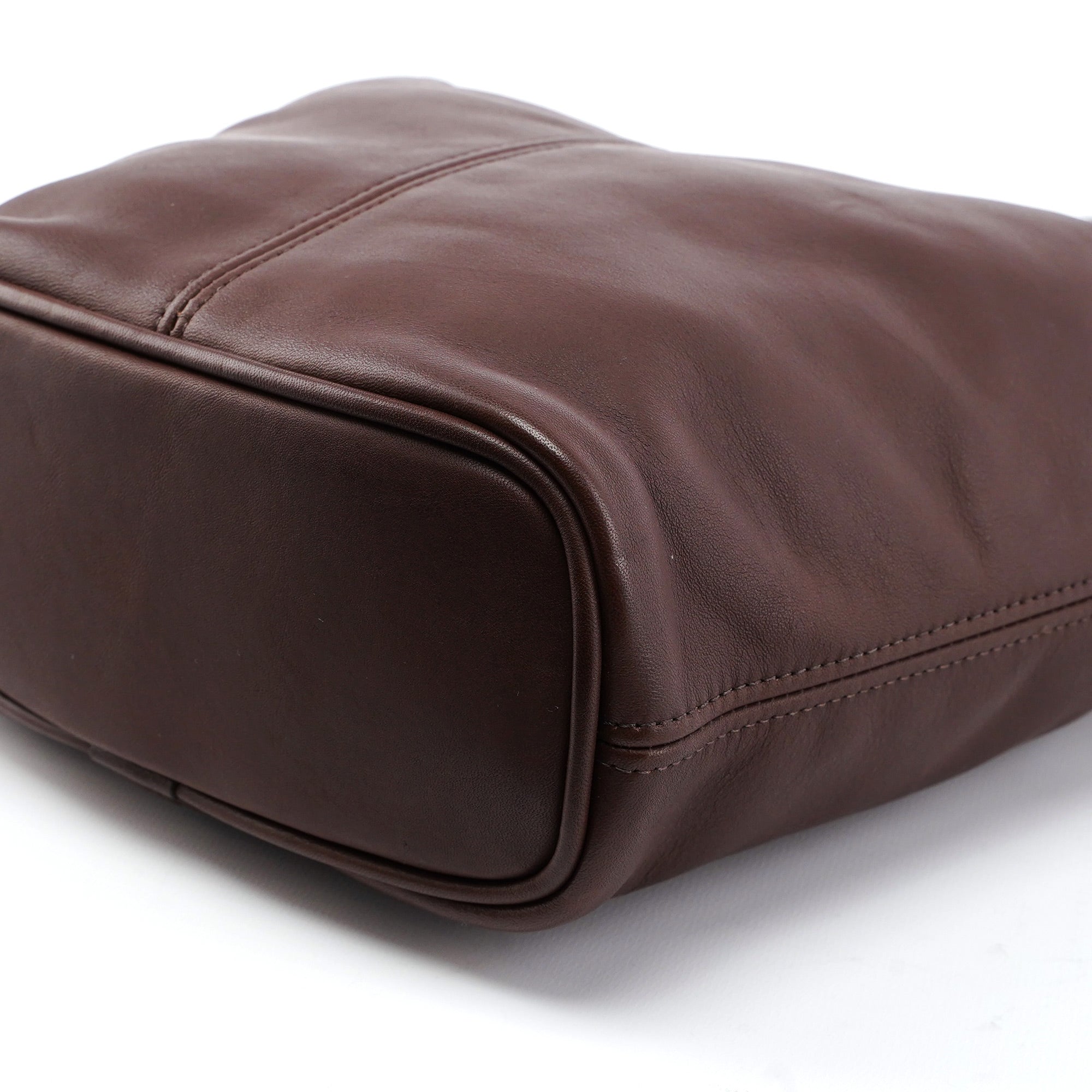 4148 Brown Leather Ergo Shoulder Bag