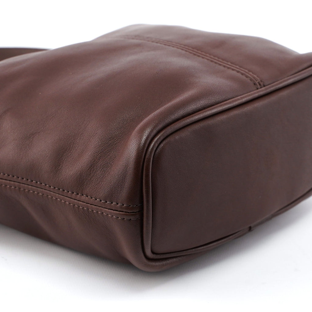 4148 Brown Leather Ergo Shoulder Bag