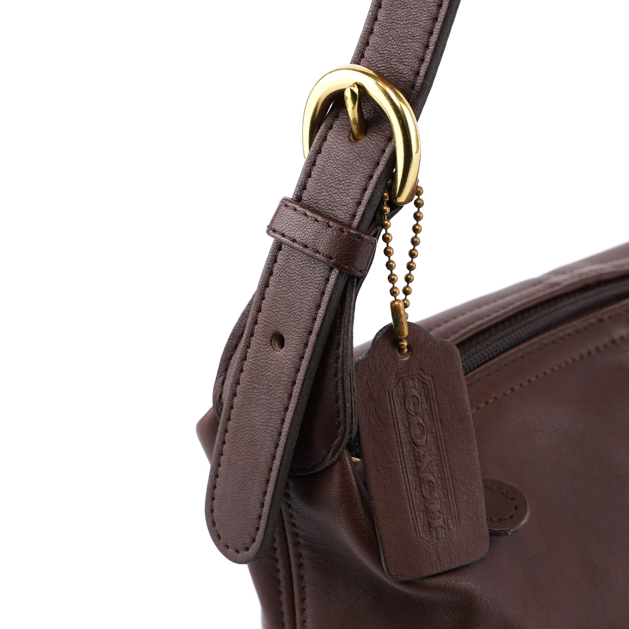 4148 Brown Leather Ergo Shoulder Bag