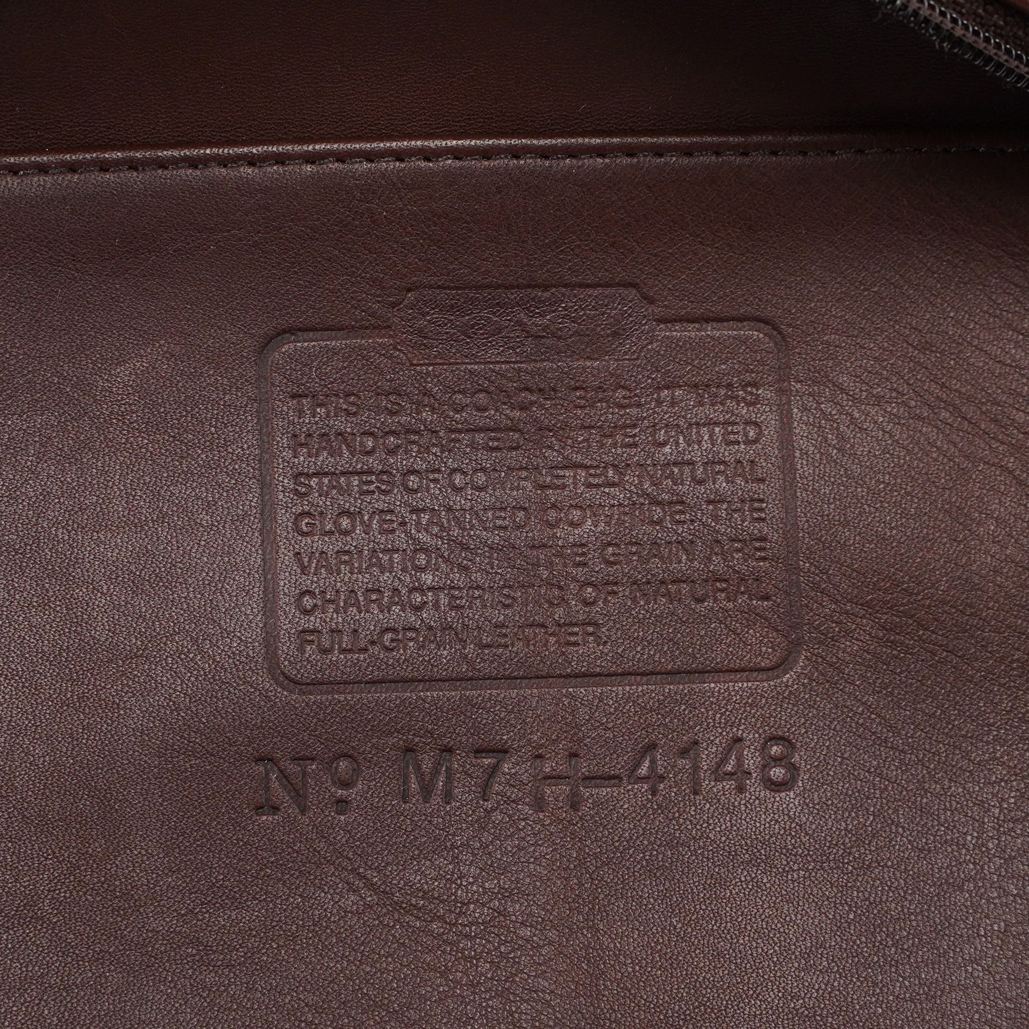 4148 Brown Leather Ergo Shoulder Bag