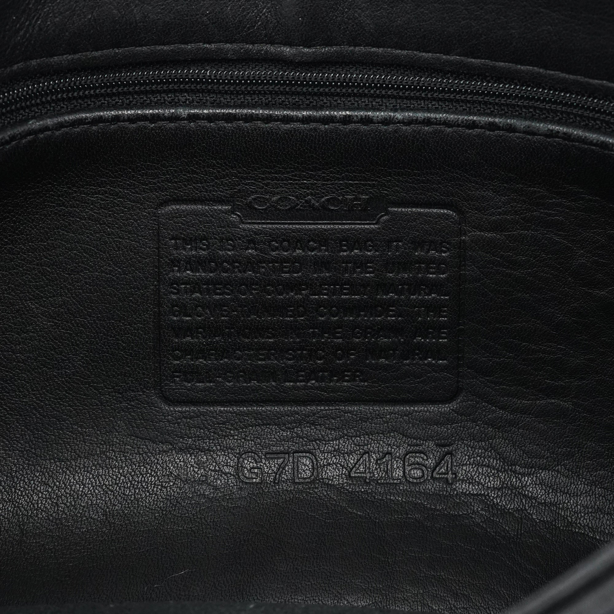 4164 Black Leather Soho Crossbody Bag