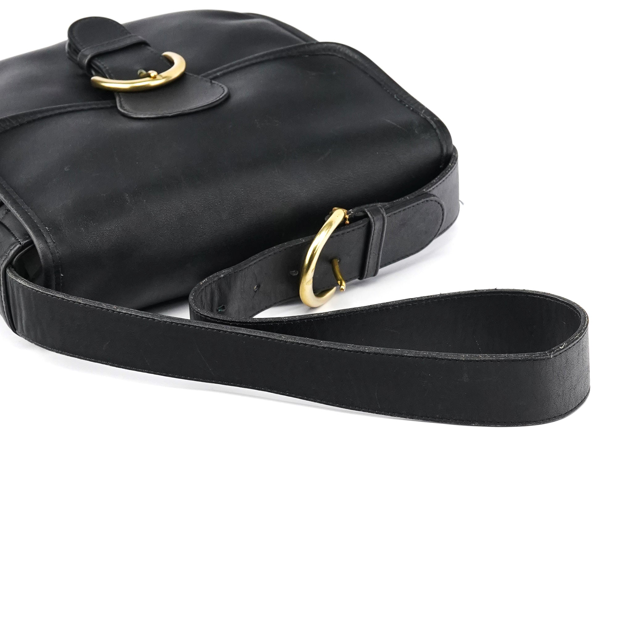 4164 Black Leather Soho Crossbody Bag