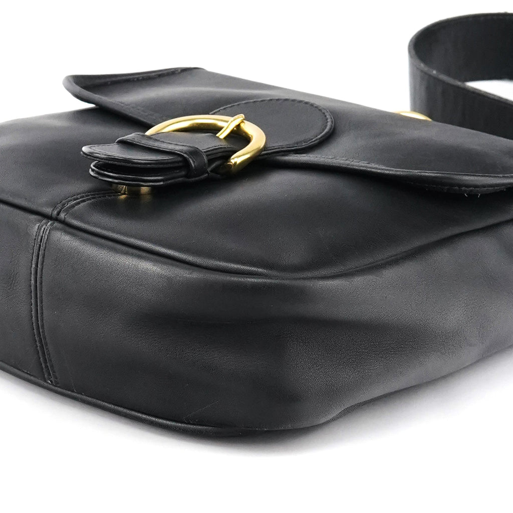4164 Black Leather Soho Crossbody Bag