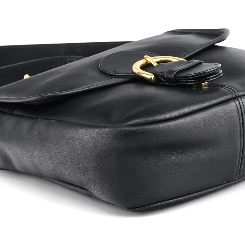 4164 Black Leather Soho Crossbody Bag