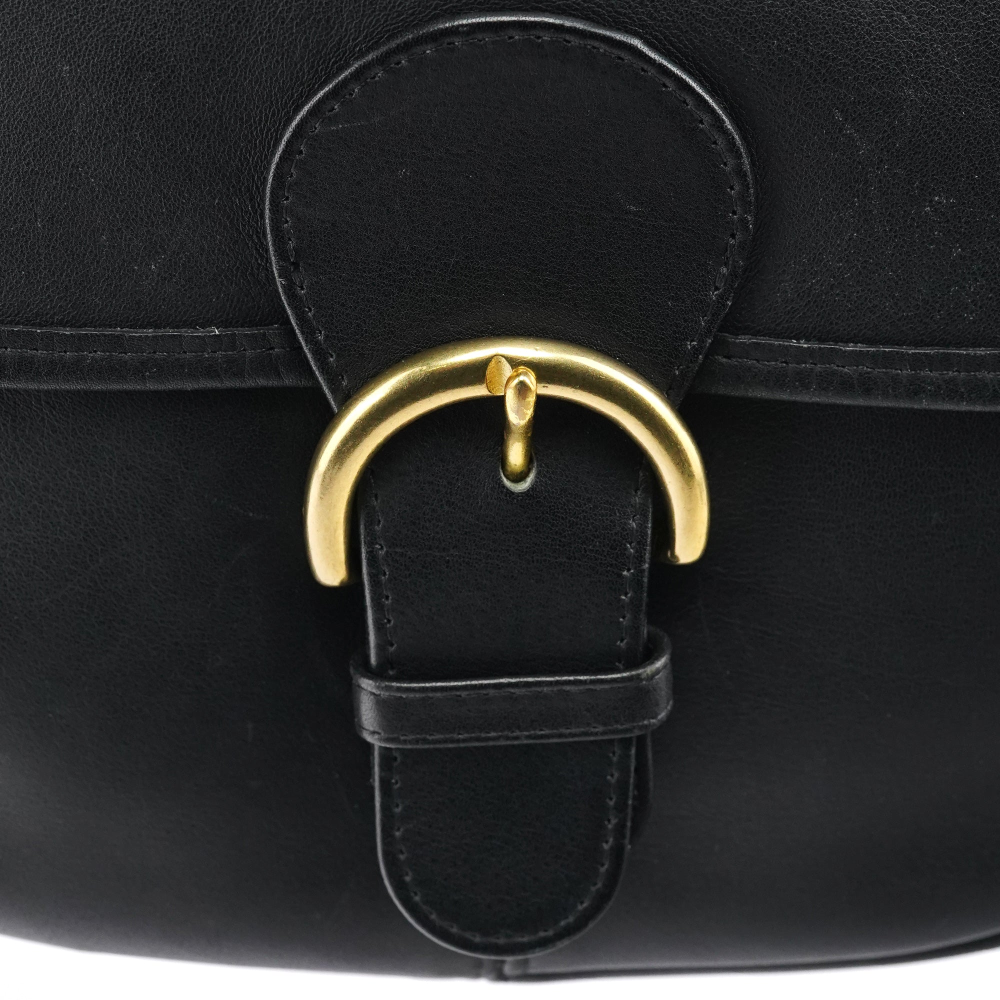 4164 Black Leather Soho Crossbody Bag