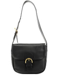 4164 Black Leather Soho Crossbody Bag