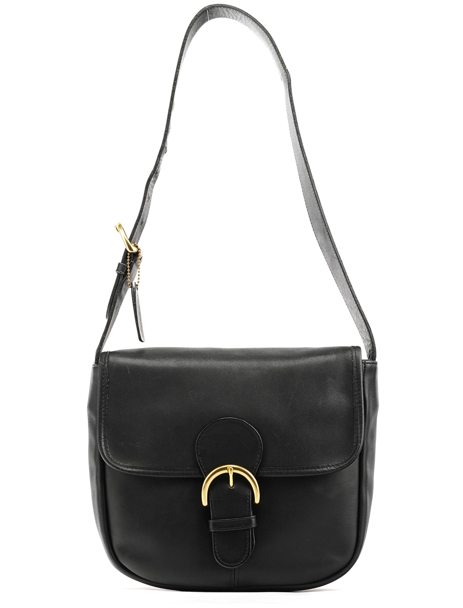 4164 Black Leather Soho Crossbody Bag