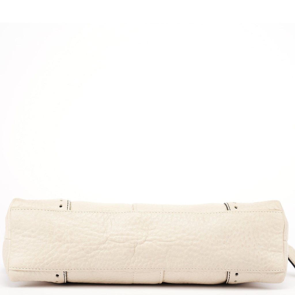 5052 Beige Leather Demi Shoulder Bag
