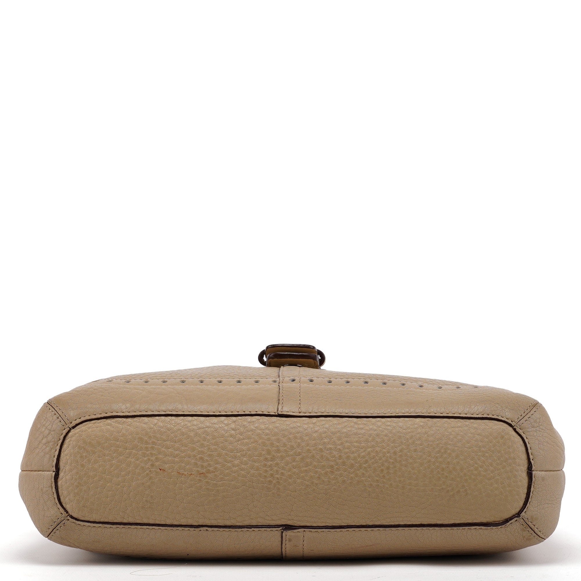 5054 Beige Leather Soho Shoulder Bag