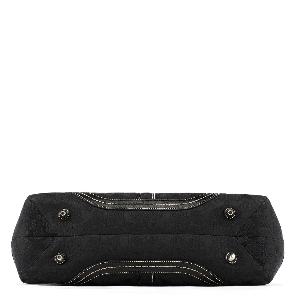 5089 Black Signature Soho Tote Bag
