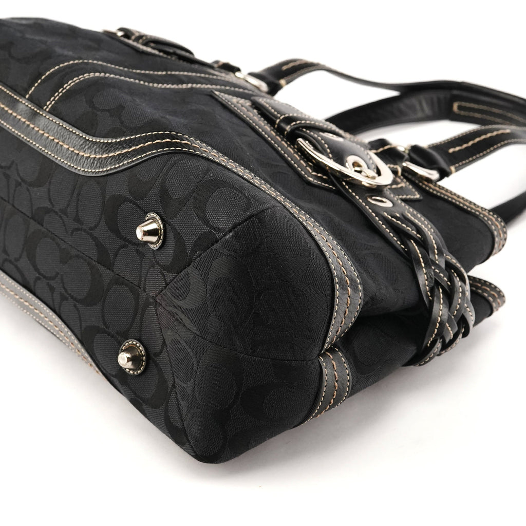 5089 Black Signature Soho Tote Bag
