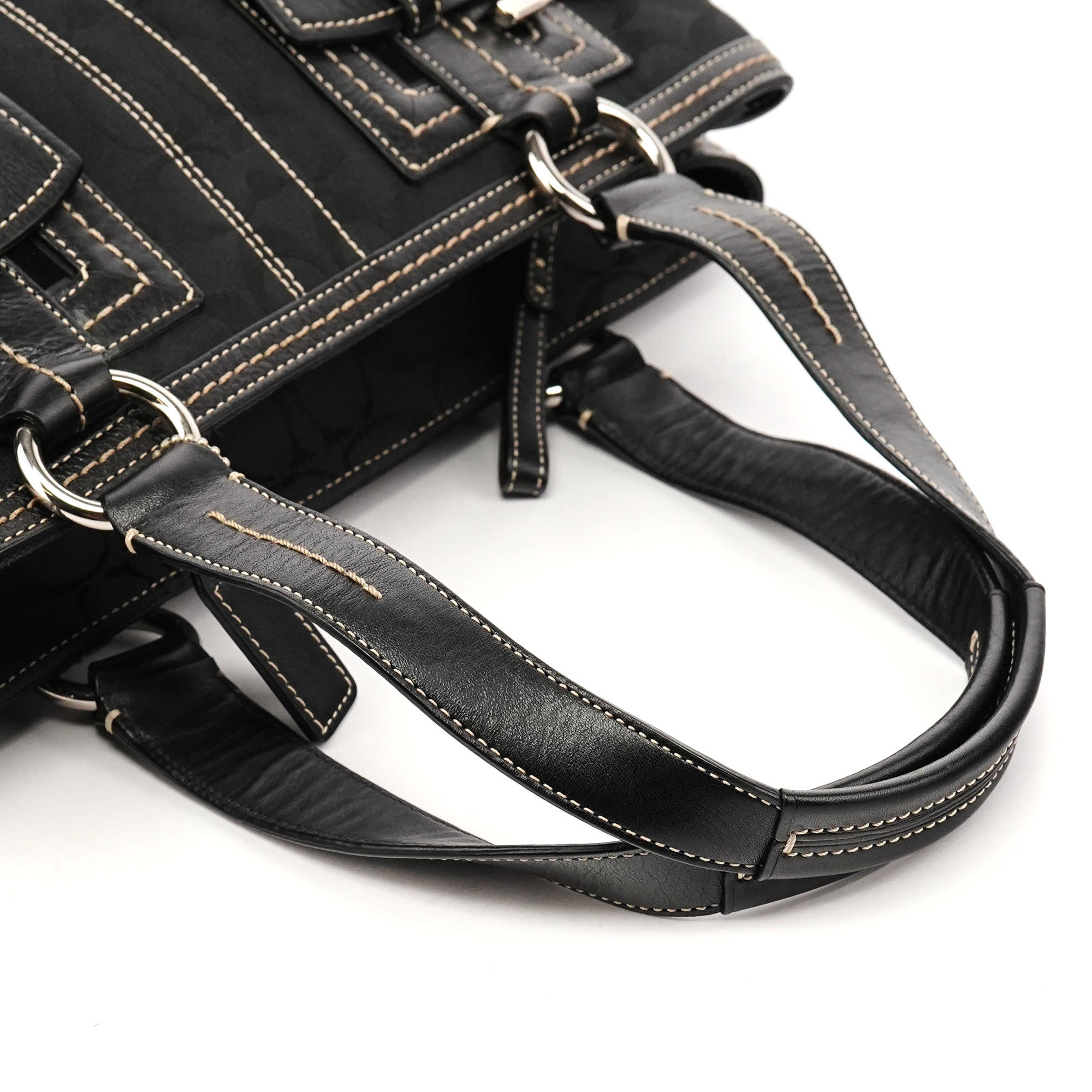 5089 Black Signature Soho Tote Bag