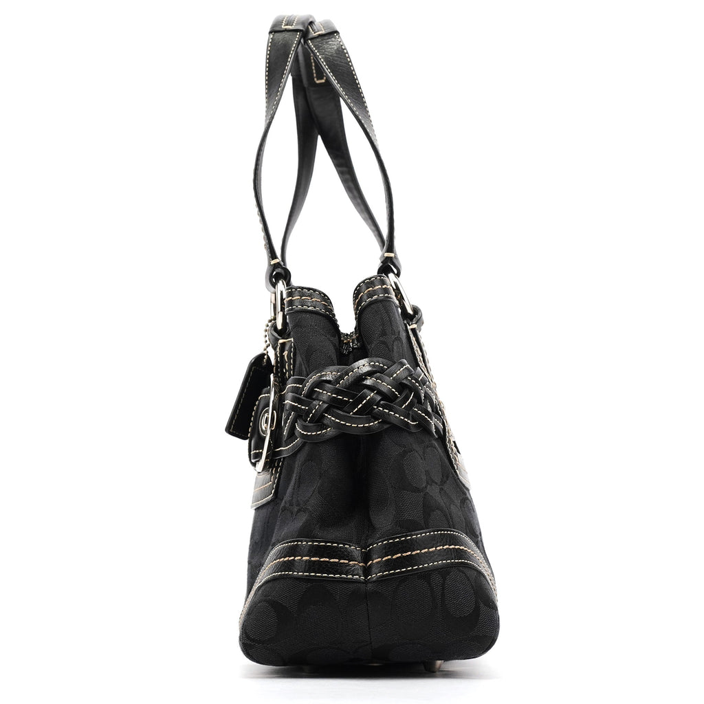 5089 Black Signature Soho Tote Bag