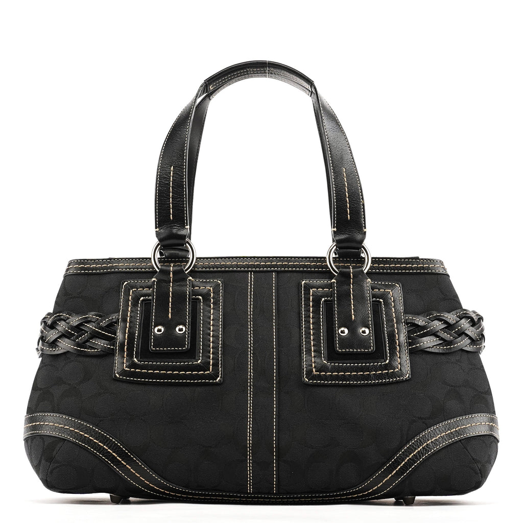5089 Black Signature Soho Tote Bag