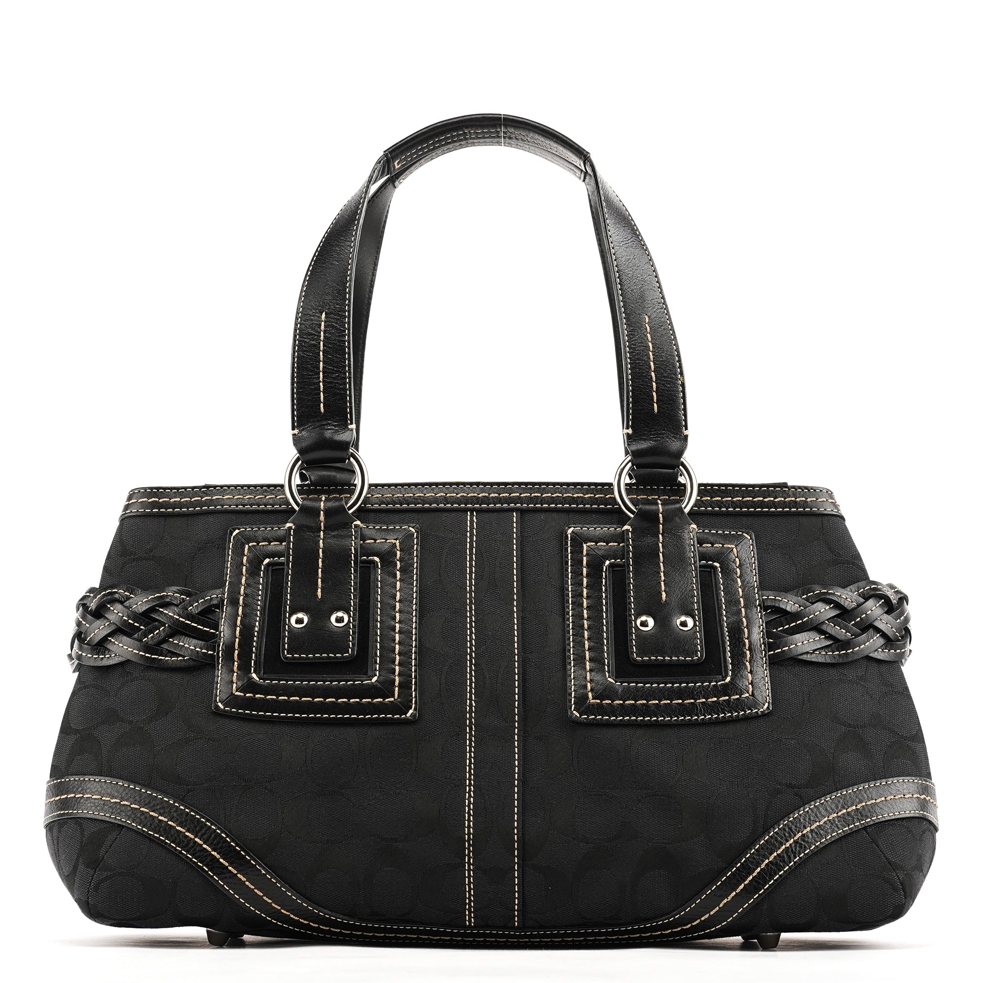 5089 Black Signature Soho Tote Bag