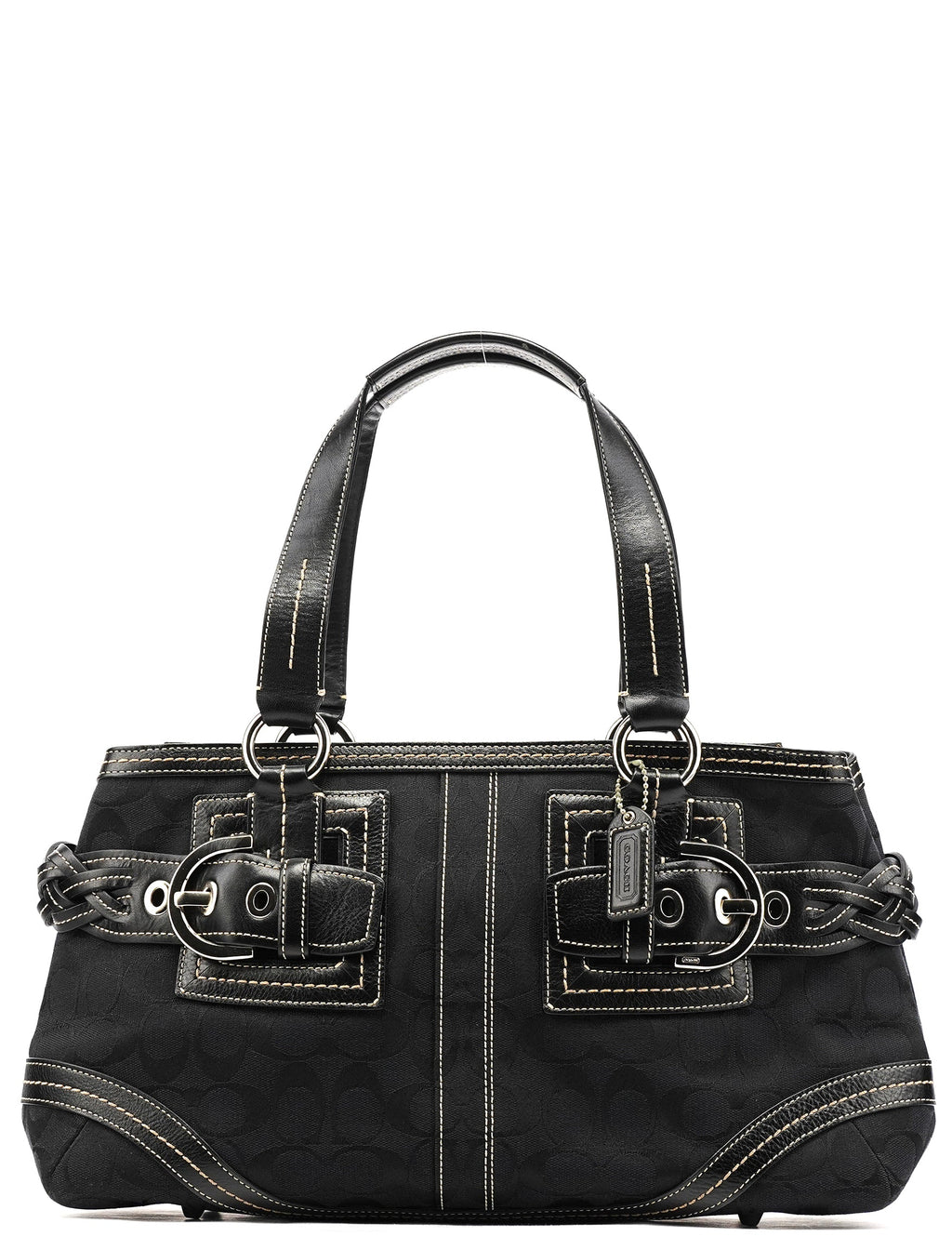 5089 Black Signature Soho Tote Bag