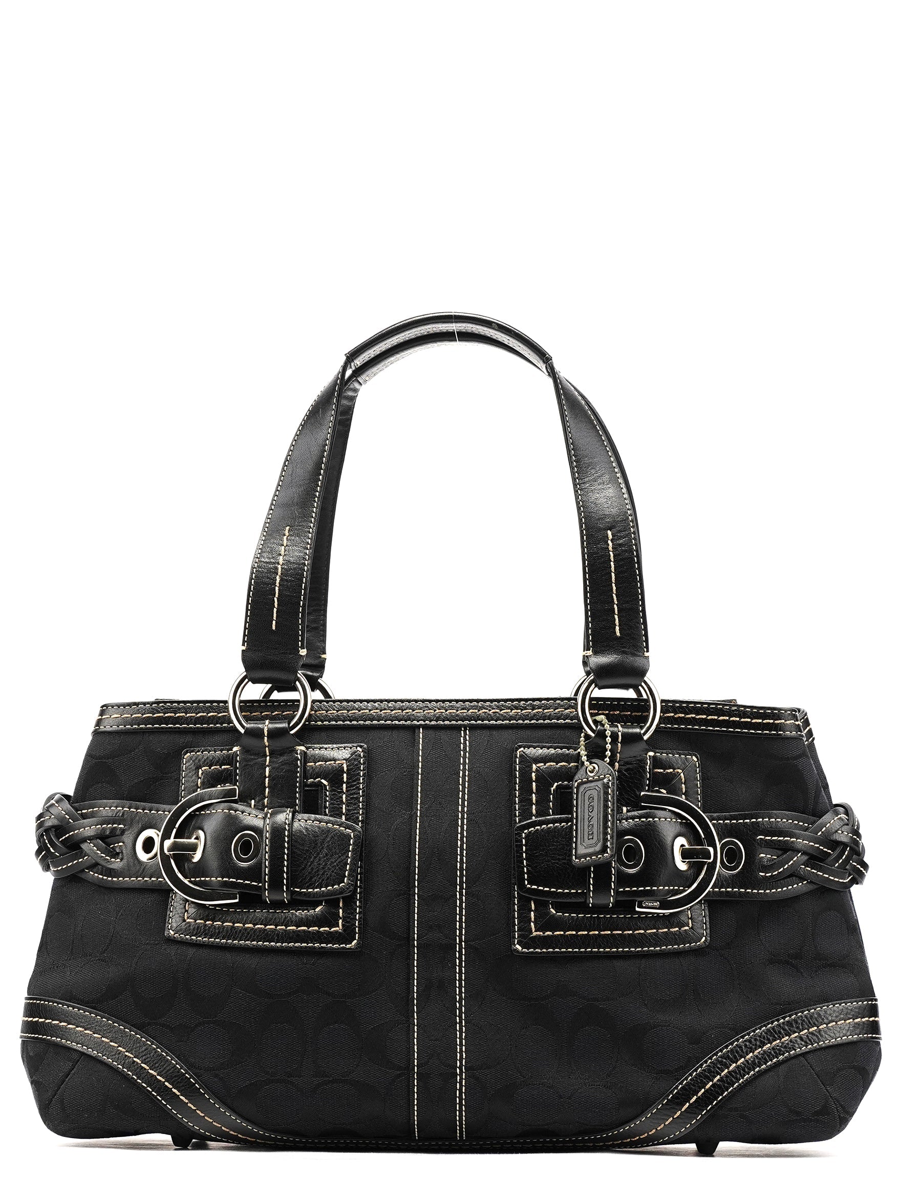 5089 Black Signature Soho Tote Bag