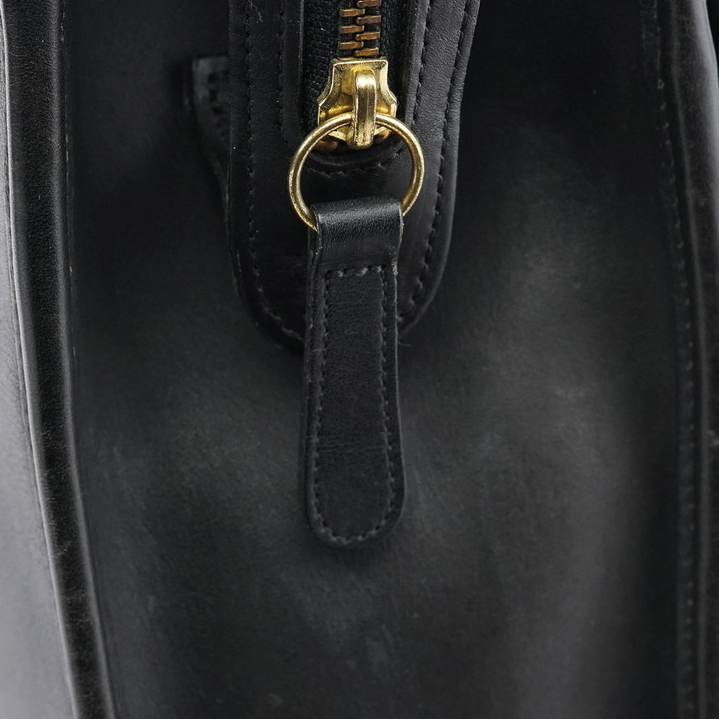 5213 Black Leather Metropolitan 2-Way Briefcase Bag