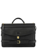 5213 Black Leather Metropolitan 2-Way Briefcase Bag