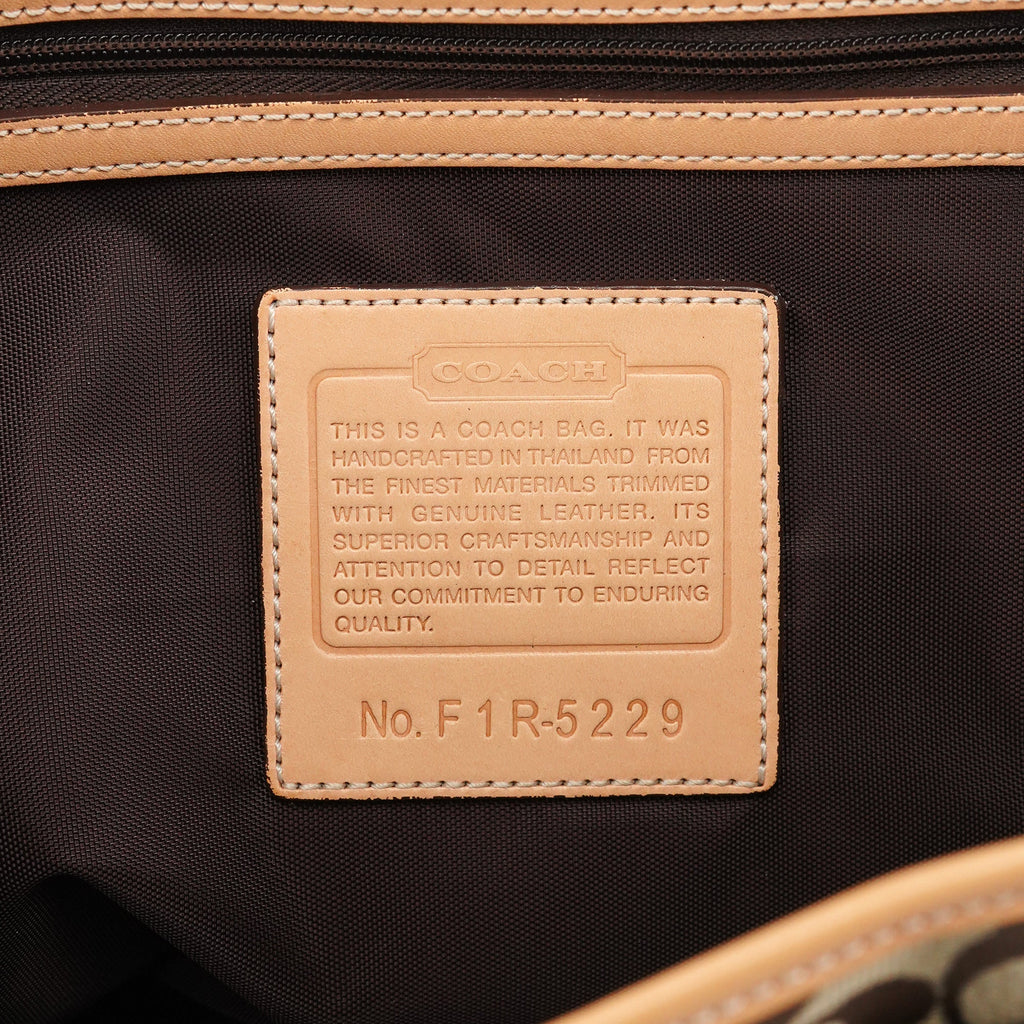 5229 Beige Tan Signature Crossbody Bag