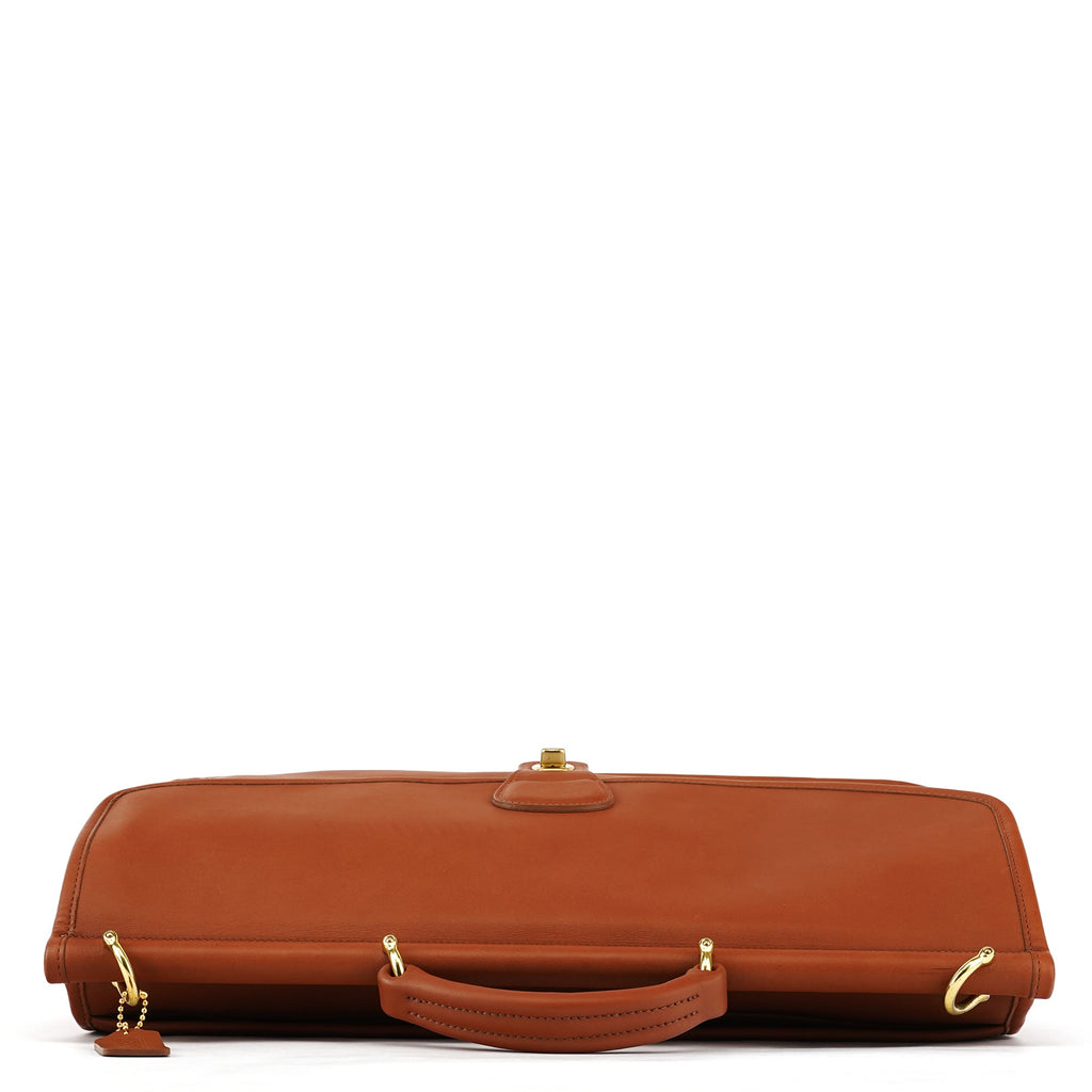 5266 Brown Leather Metropolitan 2-Way Briefcase Bag