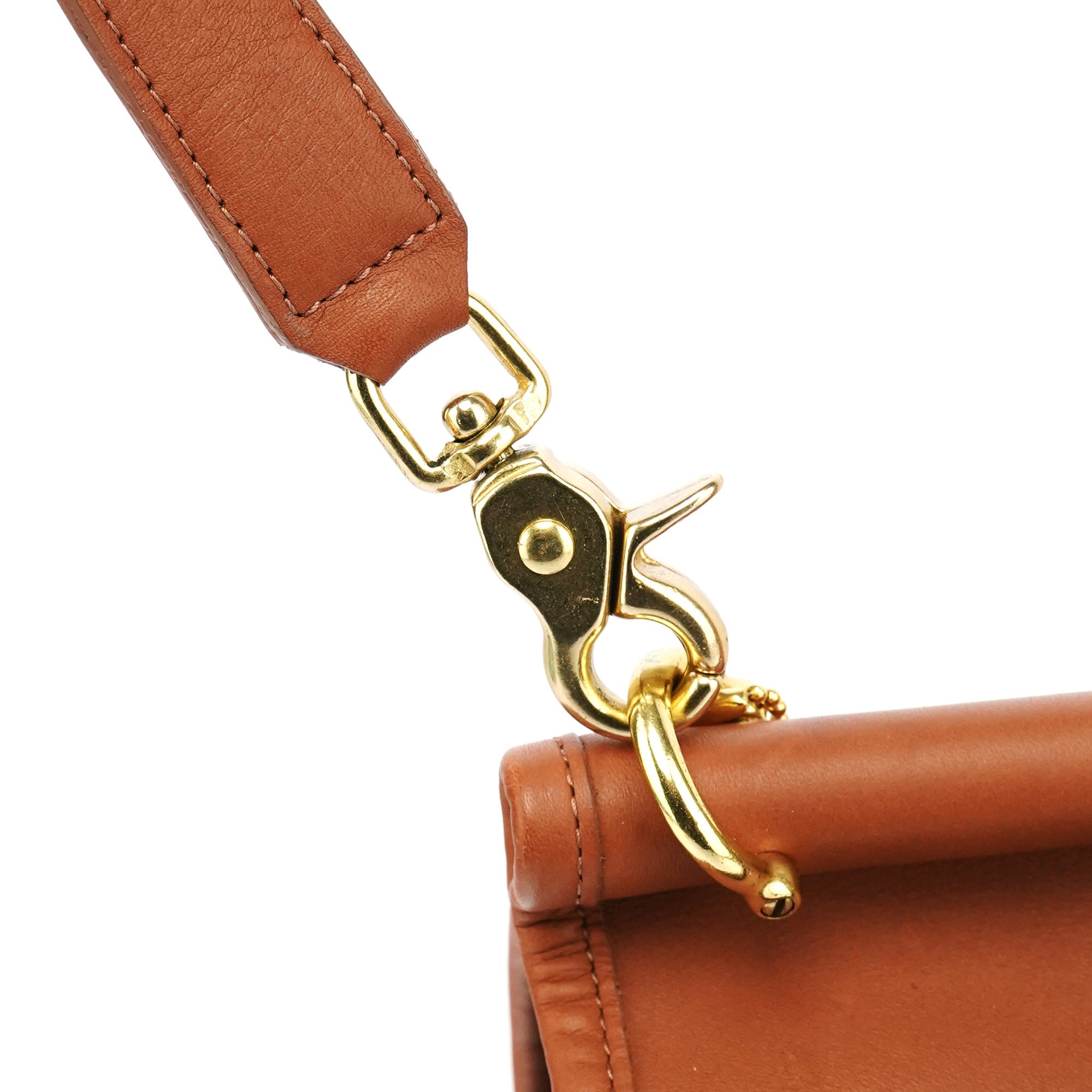 5266 Brown Leather Metropolitan 2-Way Briefcase Bag