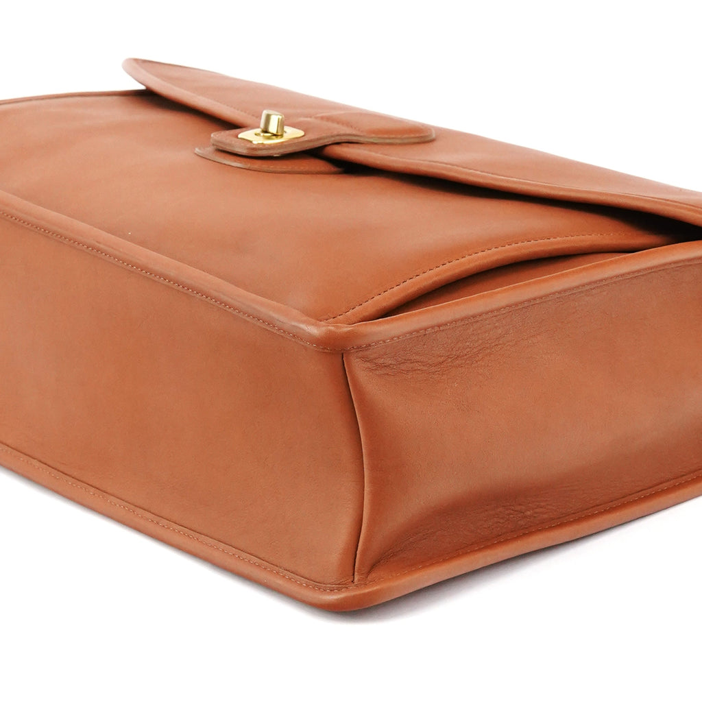 5266 Brown Leather Metropolitan 2-Way Briefcase Bag