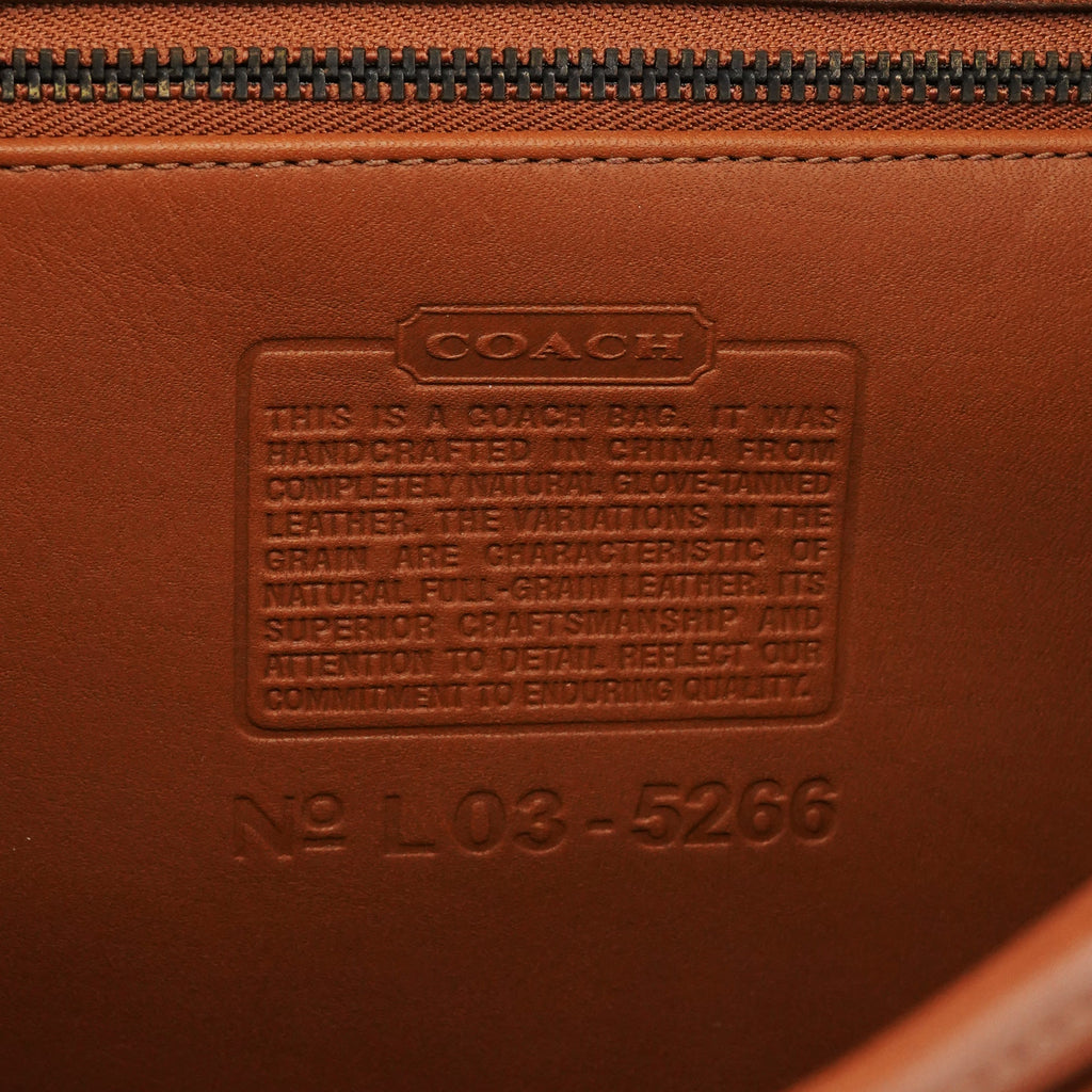 5266 Brown Leather Metropolitan 2-Way Briefcase Bag