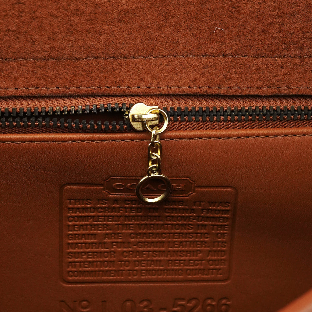 5266 Brown Leather Metropolitan 2-Way Briefcase Bag