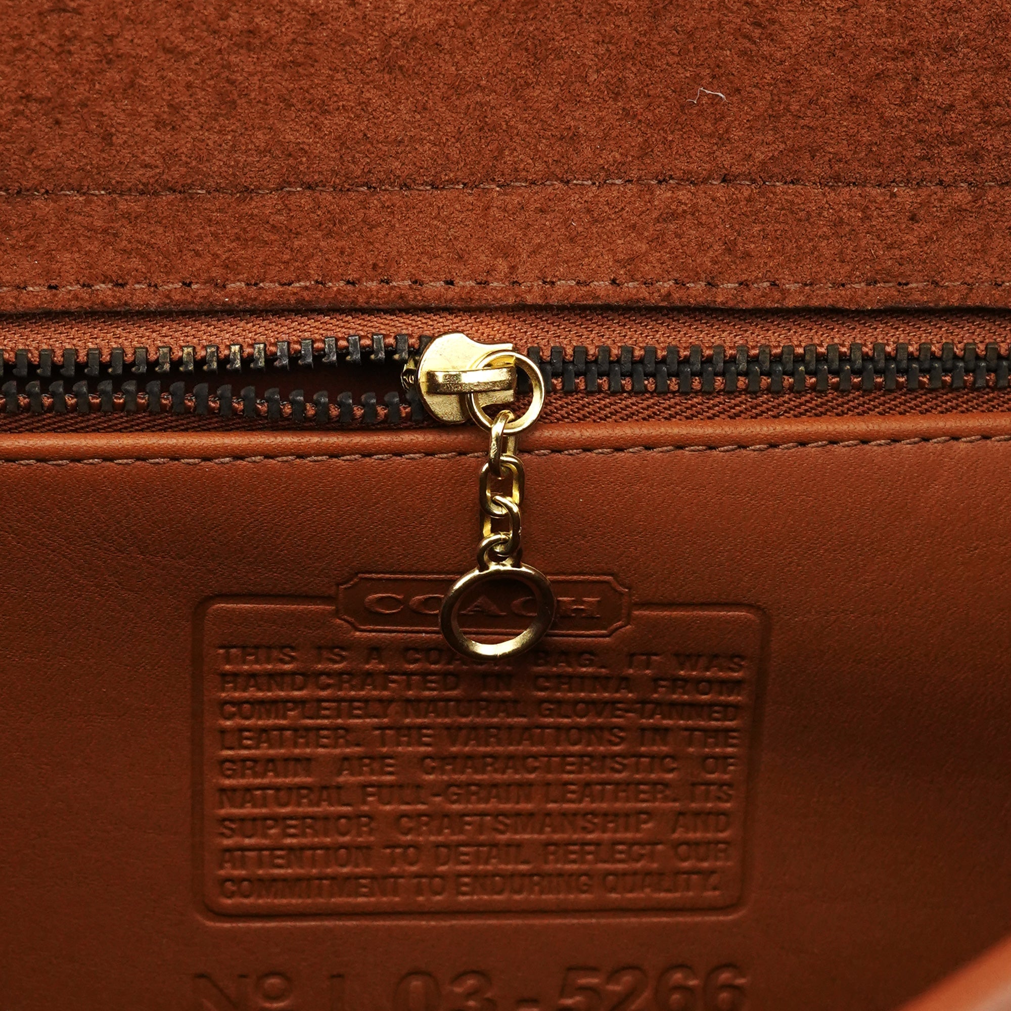 5266 Brown Leather Metropolitan 2-Way Briefcase Bag
