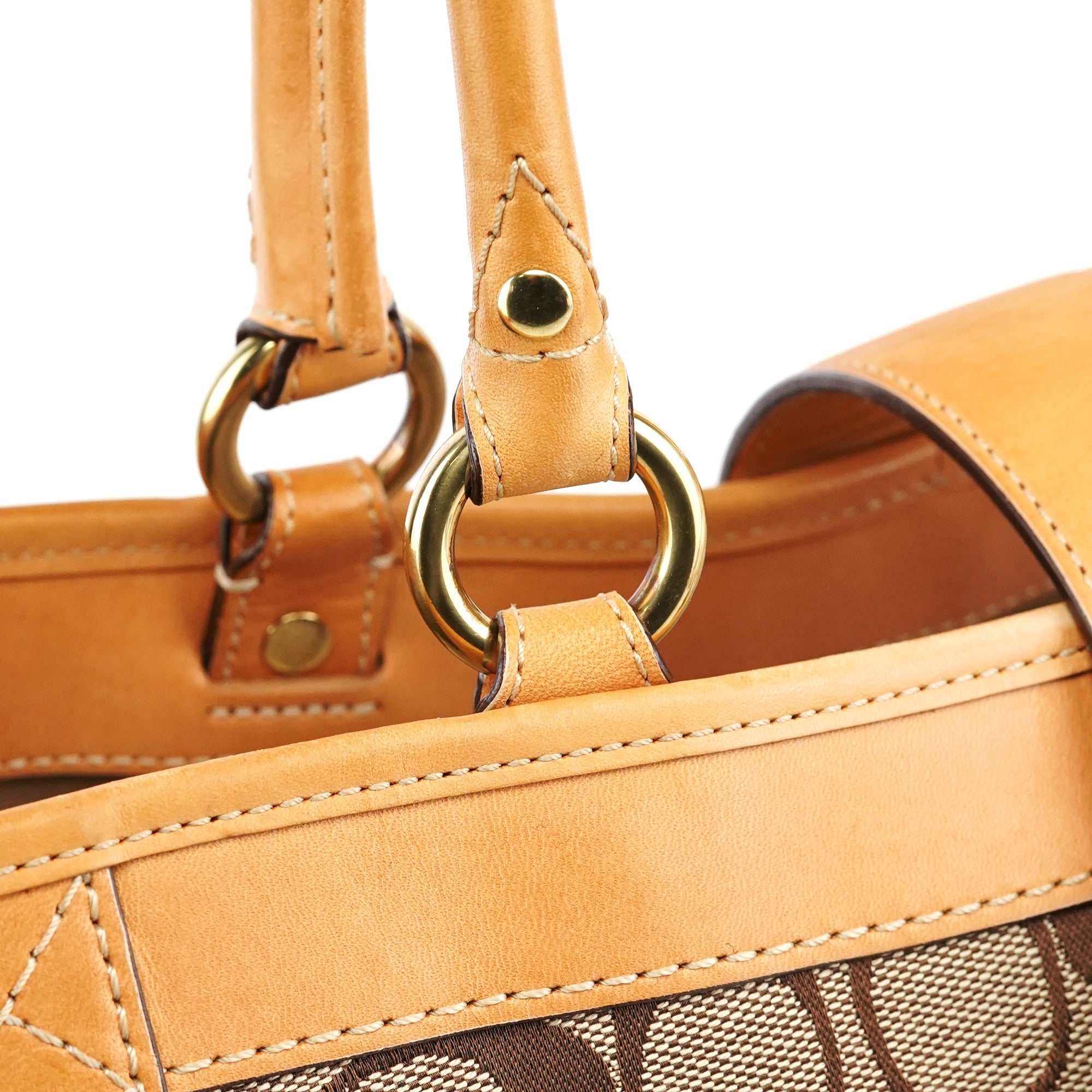 5624 Beige Tan Signature Soho Tote Bag