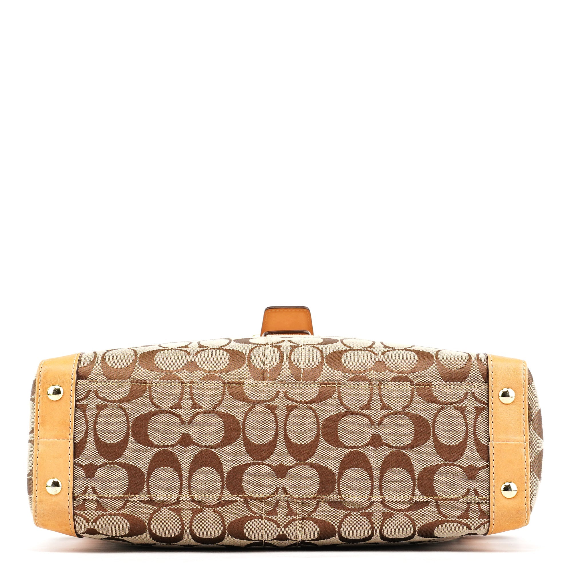 5624 Beige Tan Signature Soho Tote Bag
