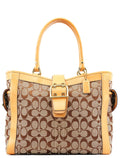 5624 Beige Tan Signature Soho Tote Bag