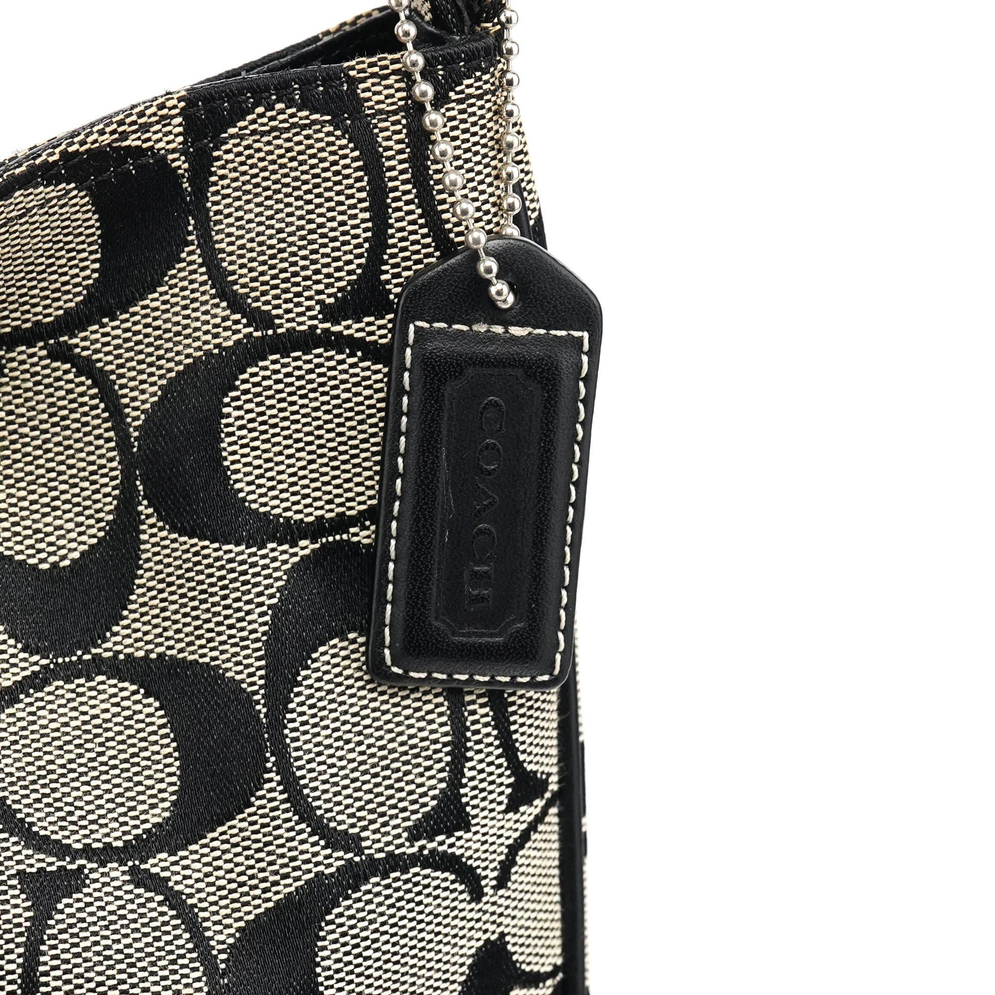 6091 Grey Canvas Soho Shoulder Bag