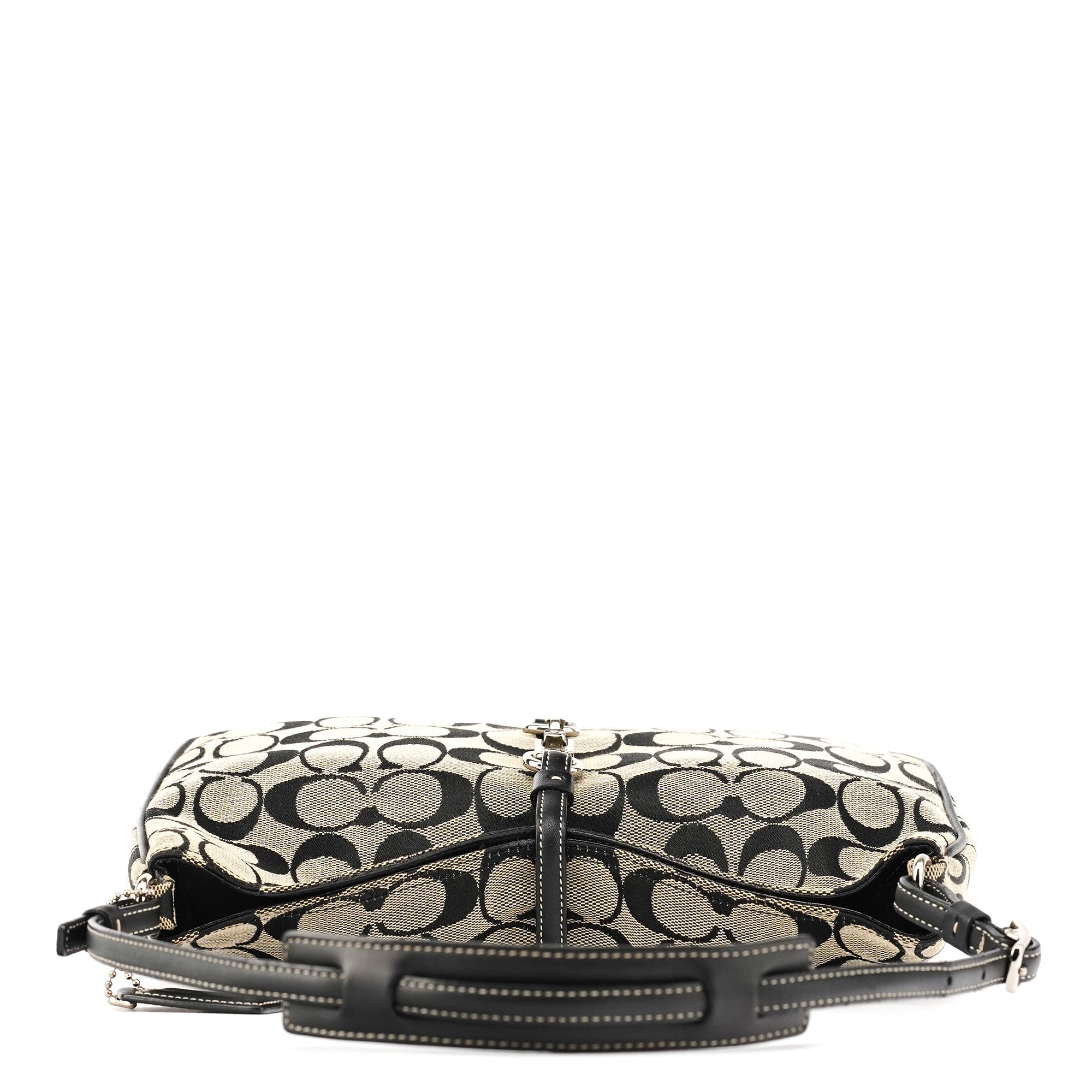6091 Grey Canvas Soho Shoulder Bag